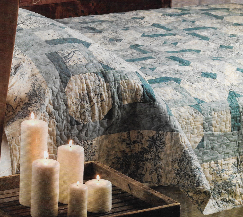 Twist & Toile Quilt quilting pattern instructions