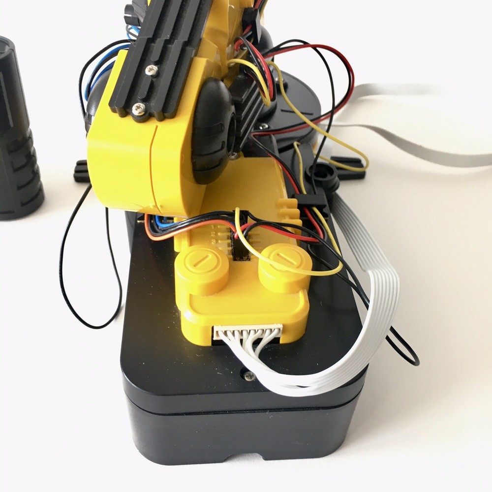 Robotic Robot Arm Kit Clamp Set Educational Construction Set Black Yellow