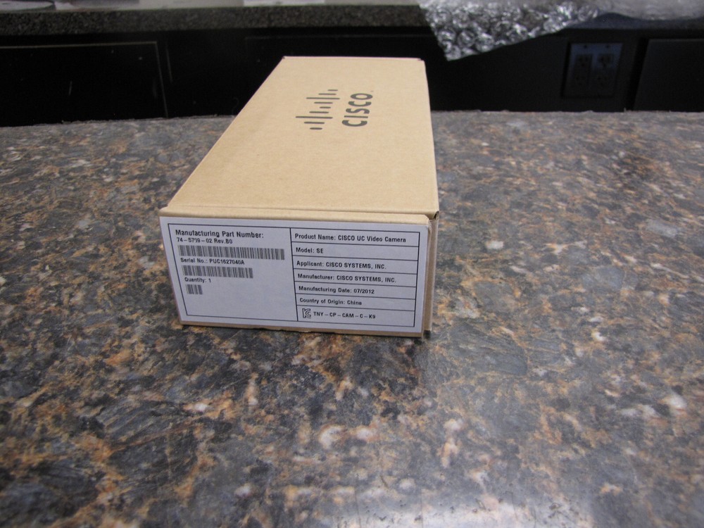 Cisco CP-CAM-C-K9 UC Video Camera - Brand New - Quantity