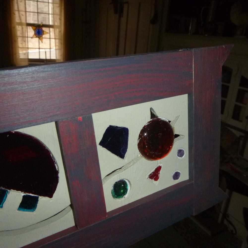 Stained glass panel