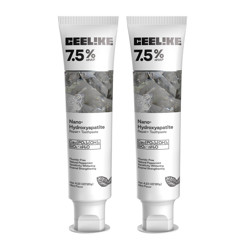 CEELIKE 7.5% Nano Hydroxyapatite Toothpaste - 2 x 4.23 oz