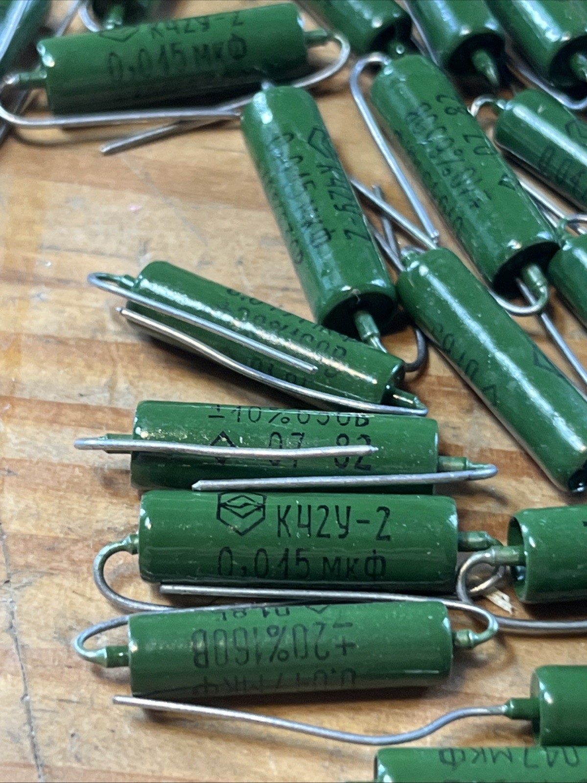 .047uf PIO Vintage K42Y-9 NOS Paper In Oil Capacitor Tone Cap LOT OF 30