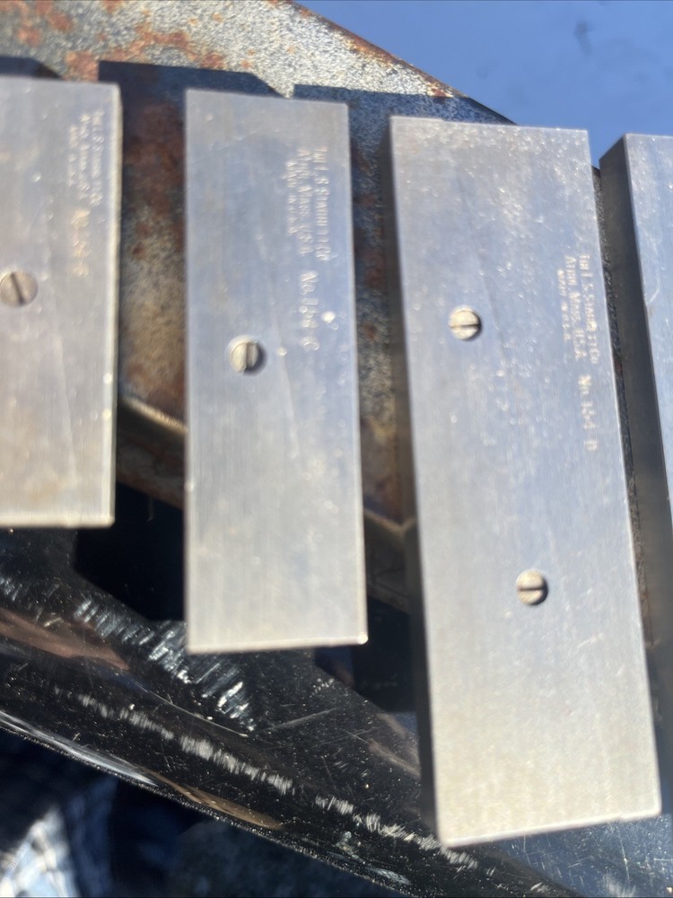 Full Starrett Parallel Block Set A-F Excellent Condition