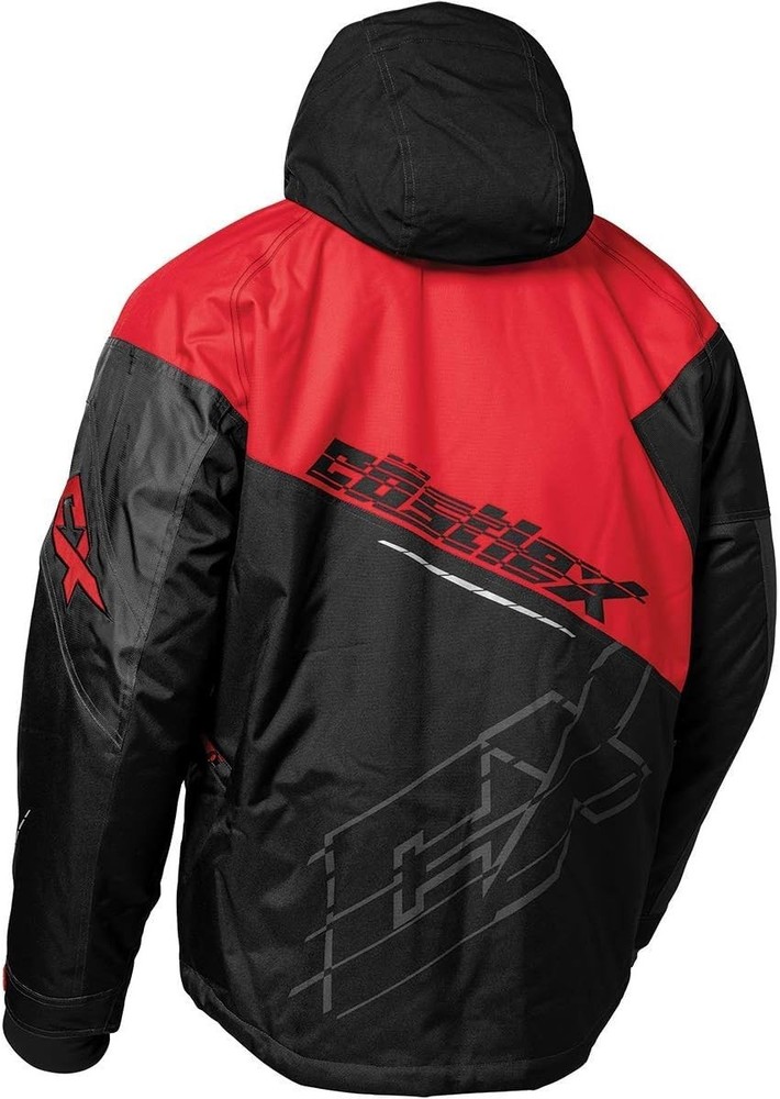 CASTLE X MENS CODE G3 SNOWMOBILE JACKET- RED/BLACK/CHARCOAL