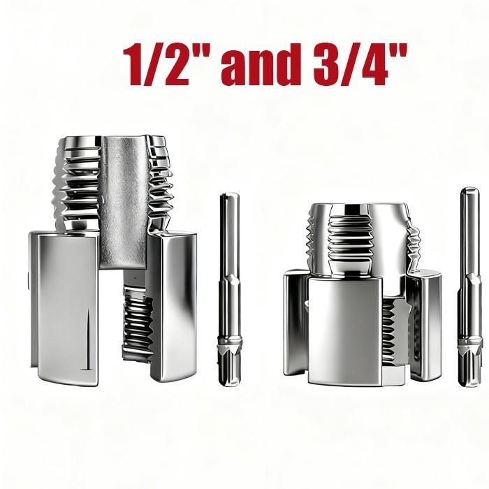 US PVC Pipe Threader Kit – All-in-One Tool for Internal and External Threading%%