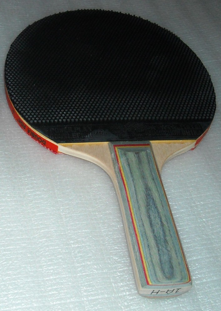 Basic unique style (pips out) rubber table tennis racket bat ping pong paddle $$
