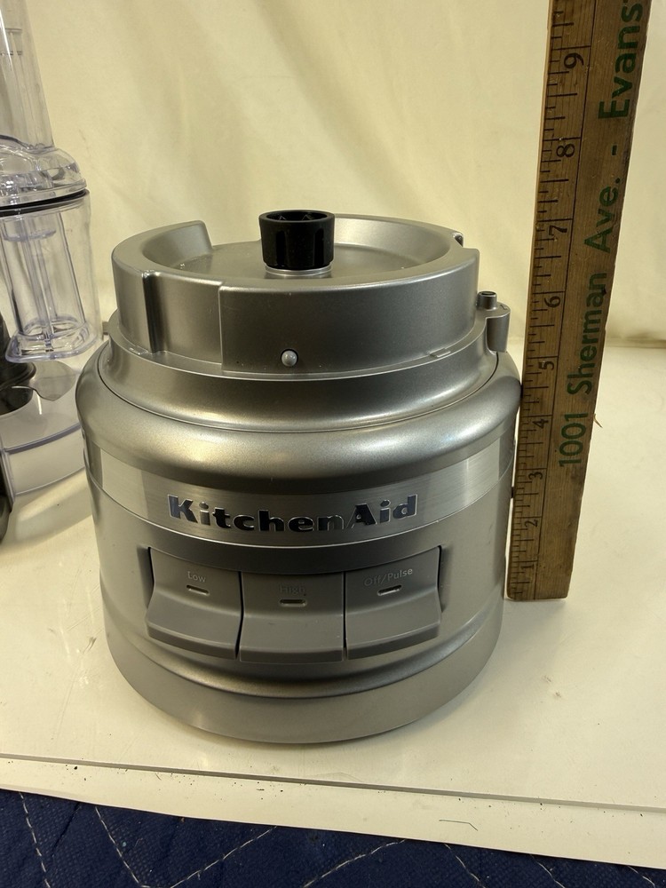 KitchenAid Food Processor Silver Base Motor E105402 Tested Works