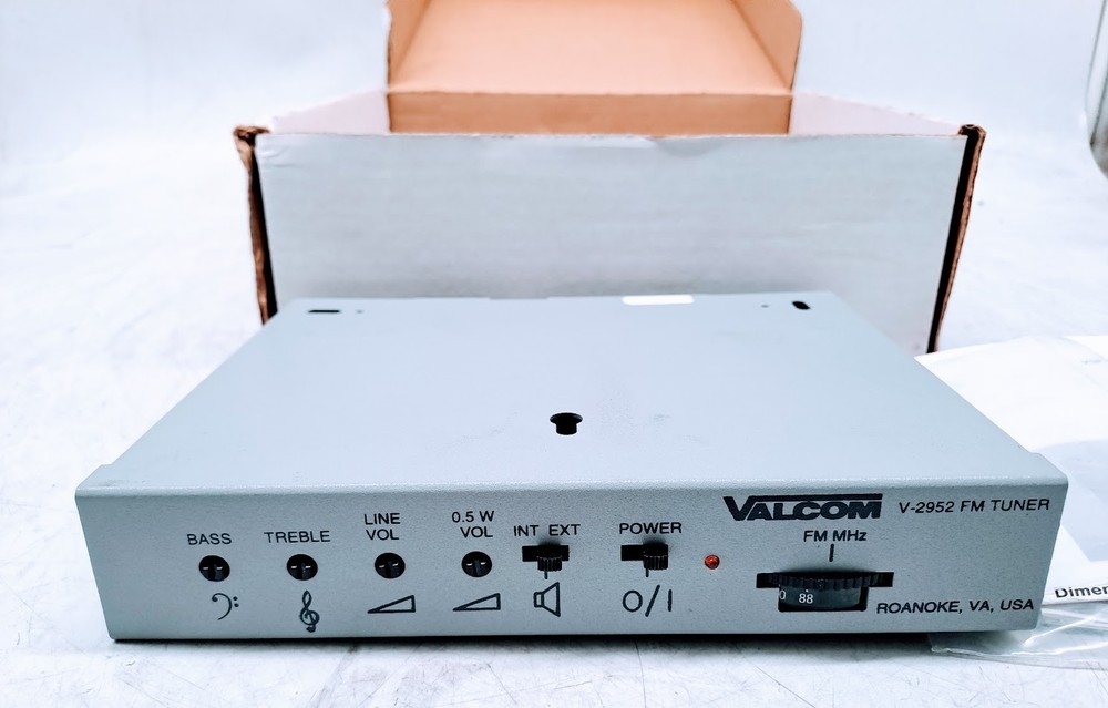 Valcom V-2952 FM Tuner Missing/ Adapter