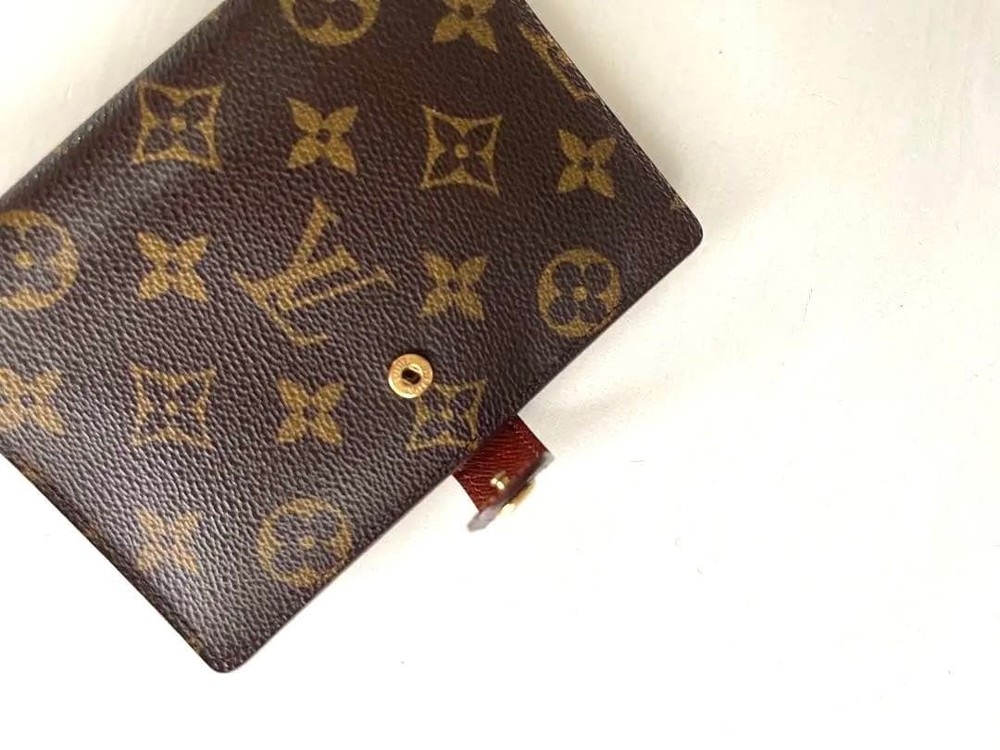 Louis Vuitton Monogram Notebook Cover Monogram Design Excellent Condition