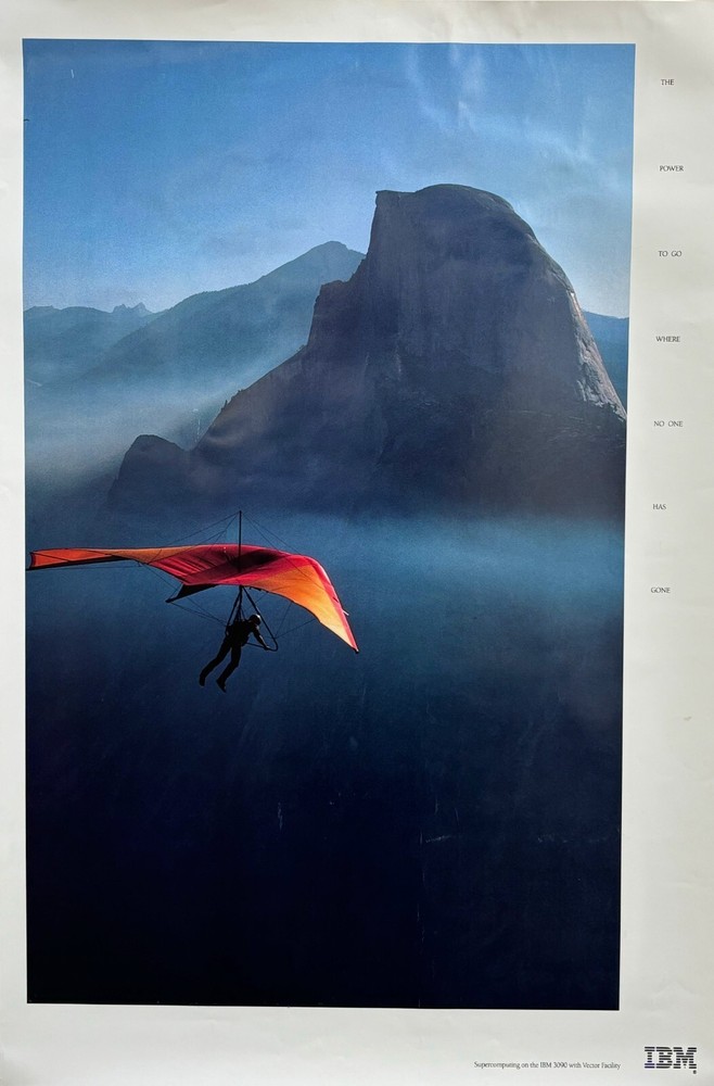 Original & Authentic  Supercomputing on the BM 3090 Poster