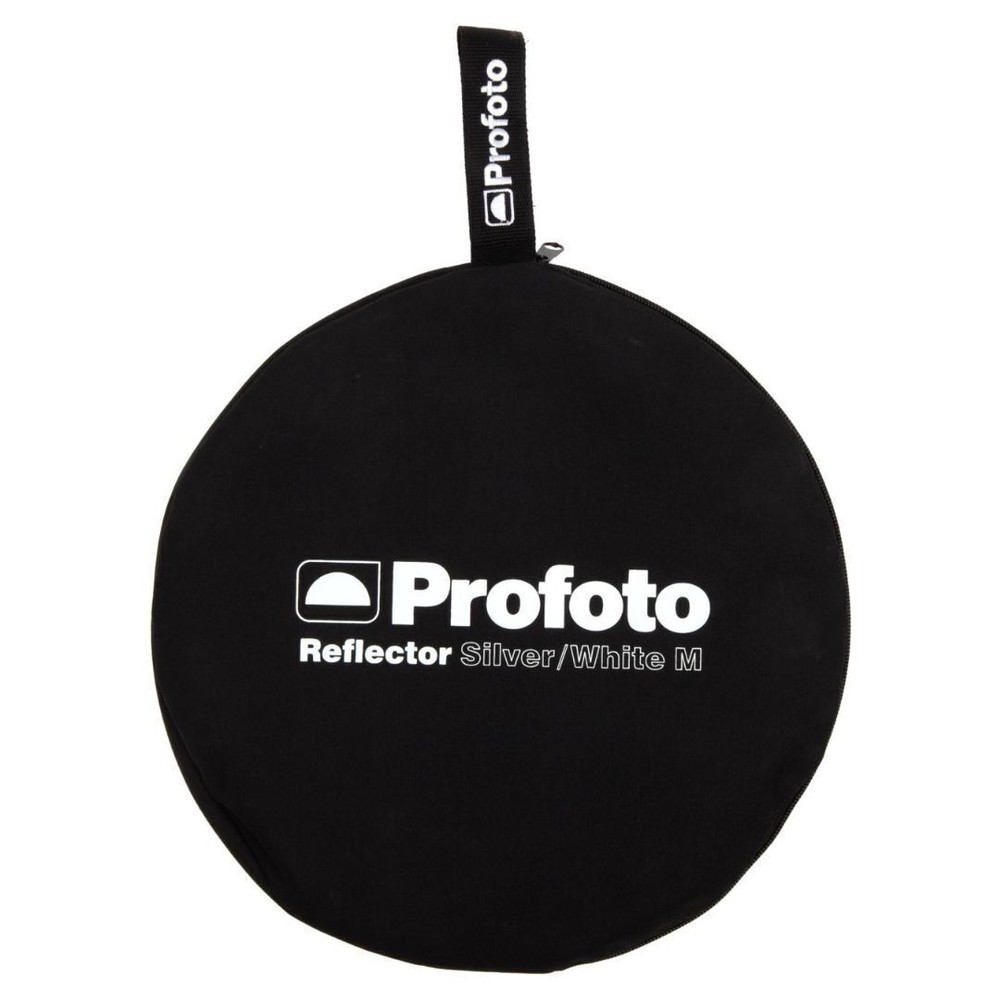 Profoto Collapsible Medium Reflector Silver White with Foldable Metal Frame