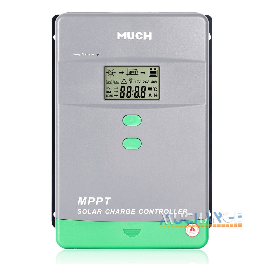 100A MPPT Solar Charge Controller LCD Display 12/24/36/48V Battery Regulators