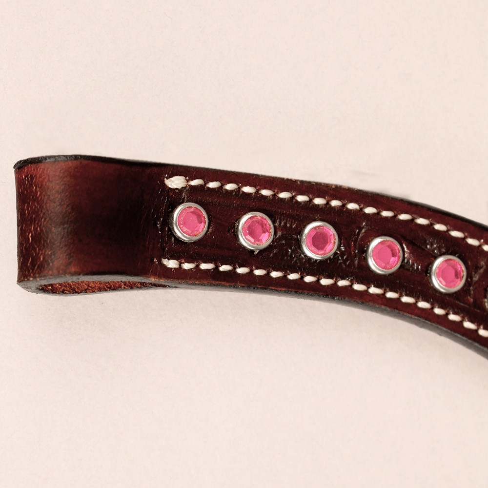 HILASON Leather One Ear Headstall Ear Piece Replacement Detachable Ear-Loop