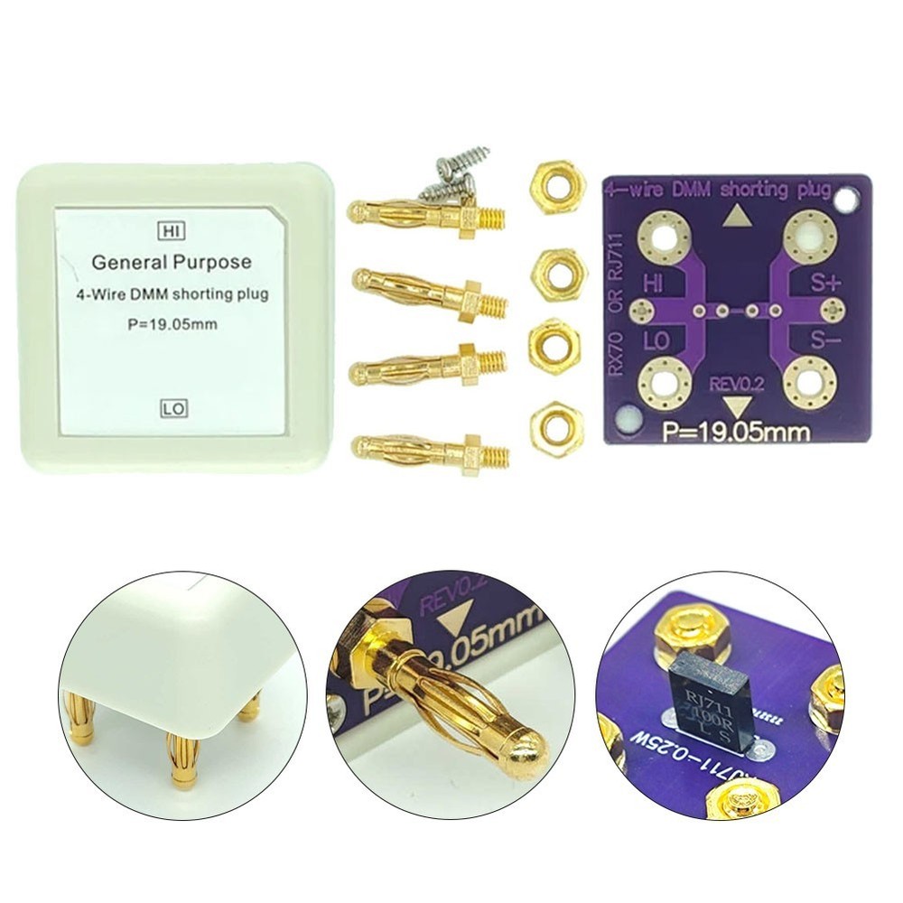 4 Wire Socket Assembly for Digital Multimeter Calibration and Verification