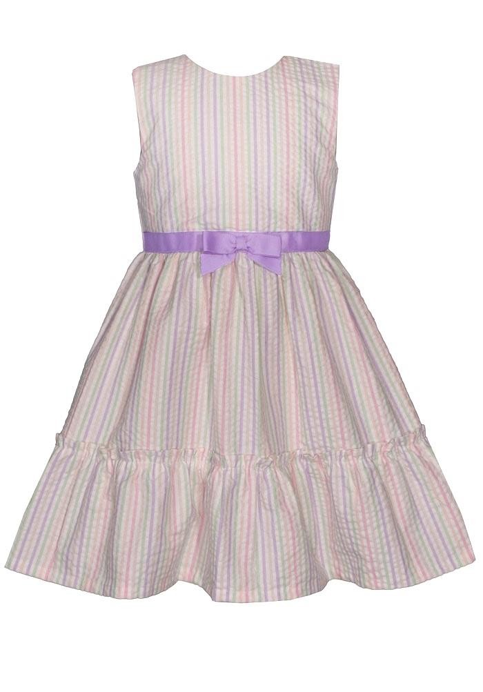 NEW Bonnie Jean Girls Size 4T "IVORY PASTEL BUNNY" Easter Dress Cardigan Set