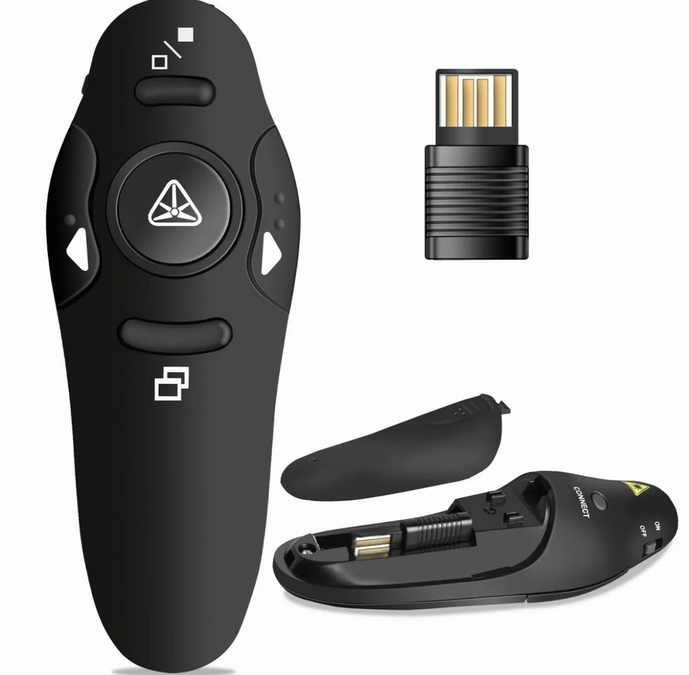 Power point Presentation Remote Wireless USB PPT Presenter Laser Pointer Clicker