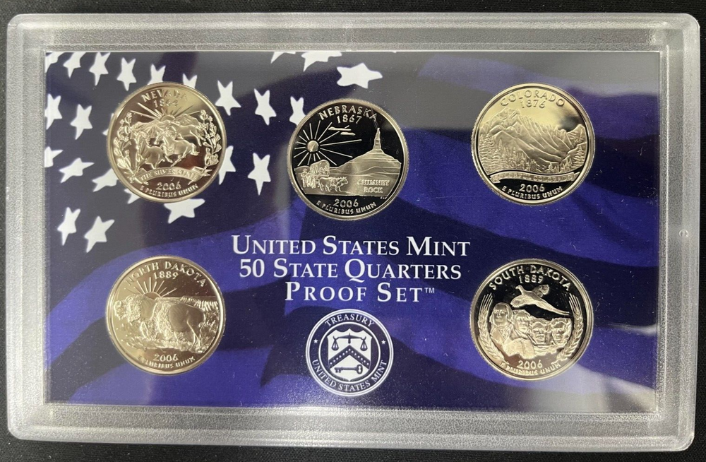 2006 Clad Proof Set U.S. Mint Original Government Packaging with COA