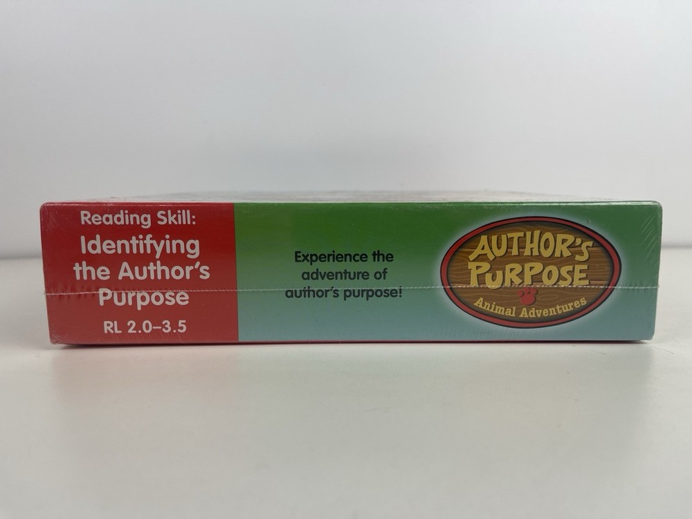 AUTHORS PURPOSE ANIMALS ADVENTURES-IMPROVES READING & LEARNING-NEW