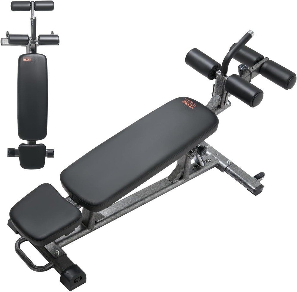 Multi-Functional Sit Up Bench with 1000 Lbs Capacity – Perfect for Home Training