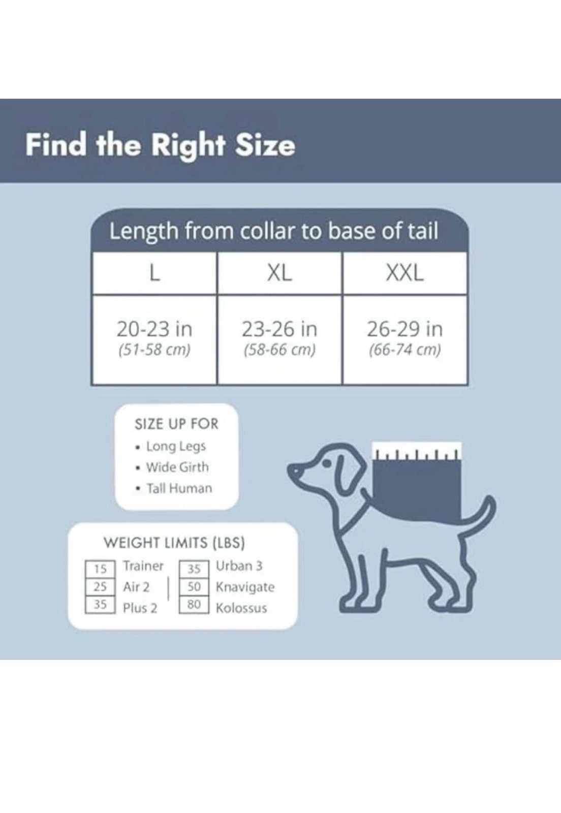 K9 Sport Sack Kolossus XL Backpack Carrier 300D Ripstop Polyester for Big Dogs