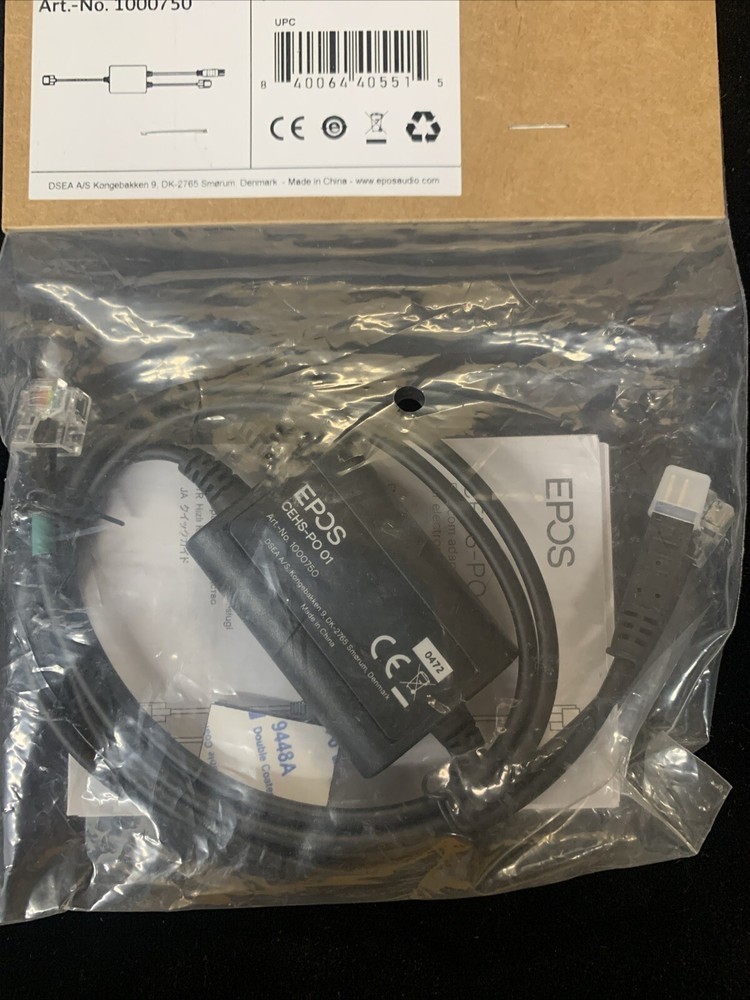 EPOS CEHS-PO01 Polycom Adapter Cable for Electronic Hook Switch