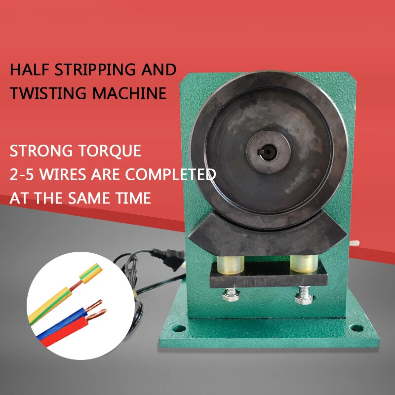 Semi-Stripping and Twisting Machine Cable Stripping Machine Sl-100 Wire Stripper