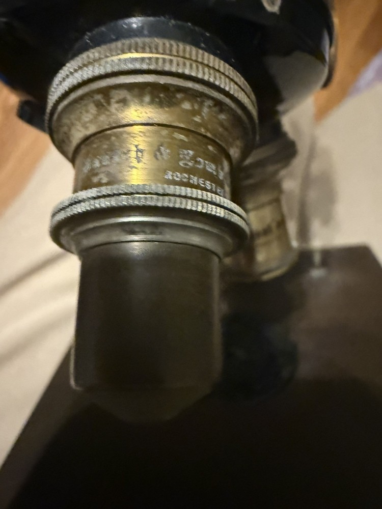 Vintage Bausch & Lomb Microscope with Brass Components