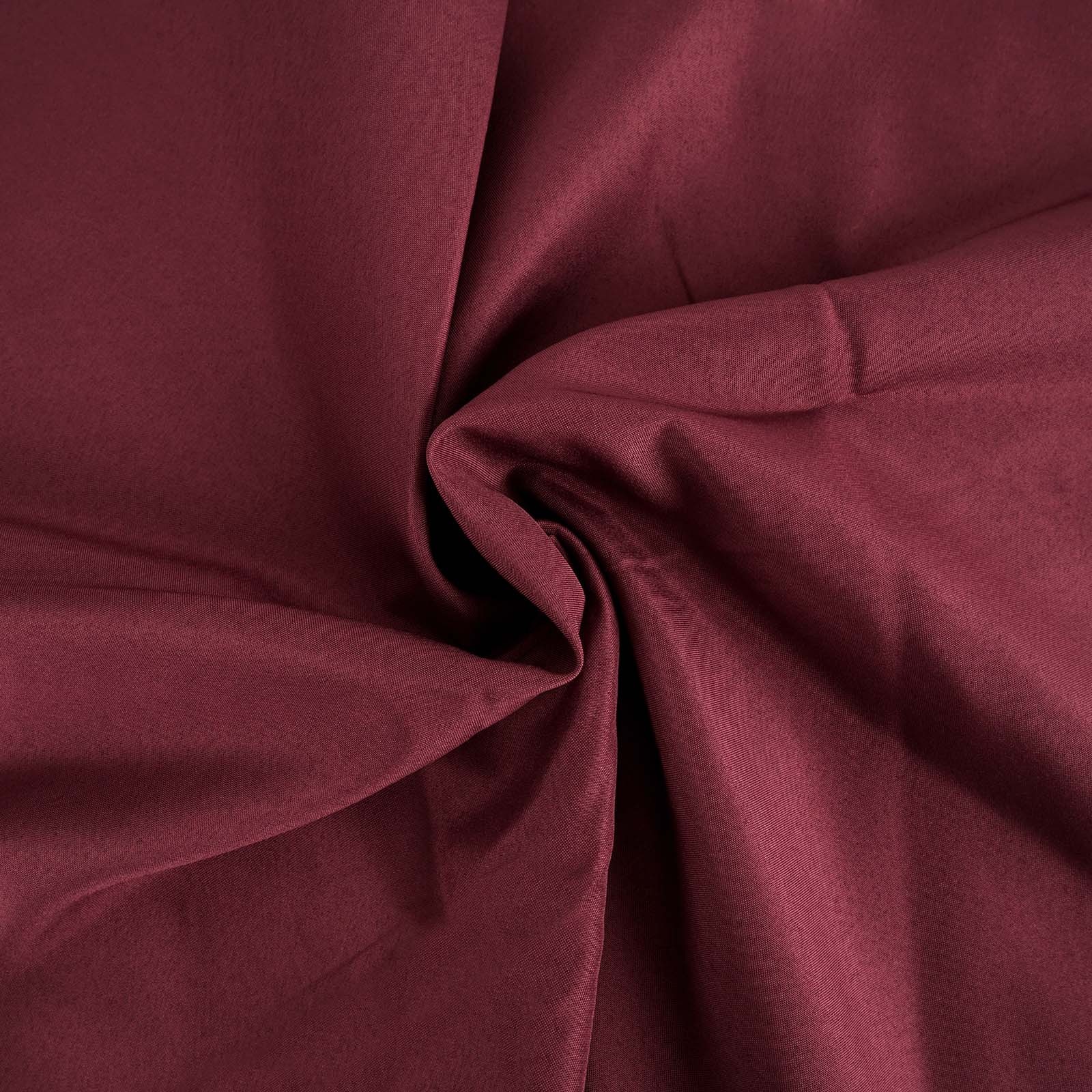 BURGUNDY 120 Inch ROUND TABLECLOTH Wedding Decorations Party Table Cover