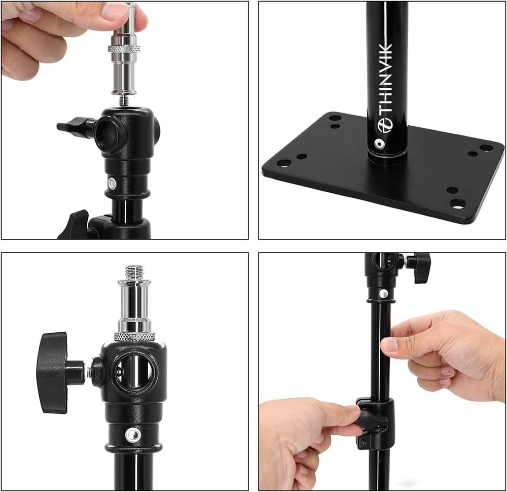 Photography Studio Camera Stand,Lighting Wall Ceiling Mount Boom Arm for Vide...