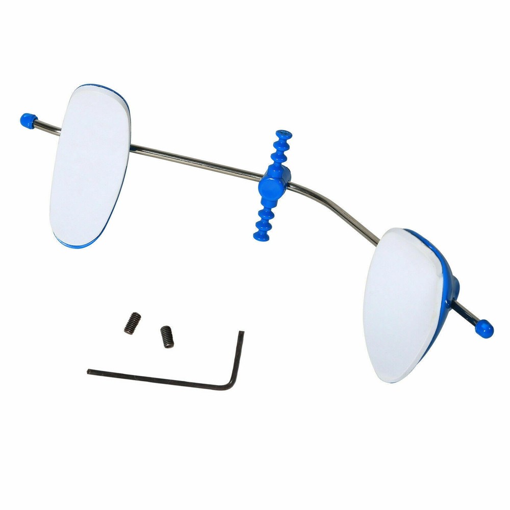 Dental Adjustable Orthodontic Forward Reverse Pull Headgear Single Pole Blue/Red