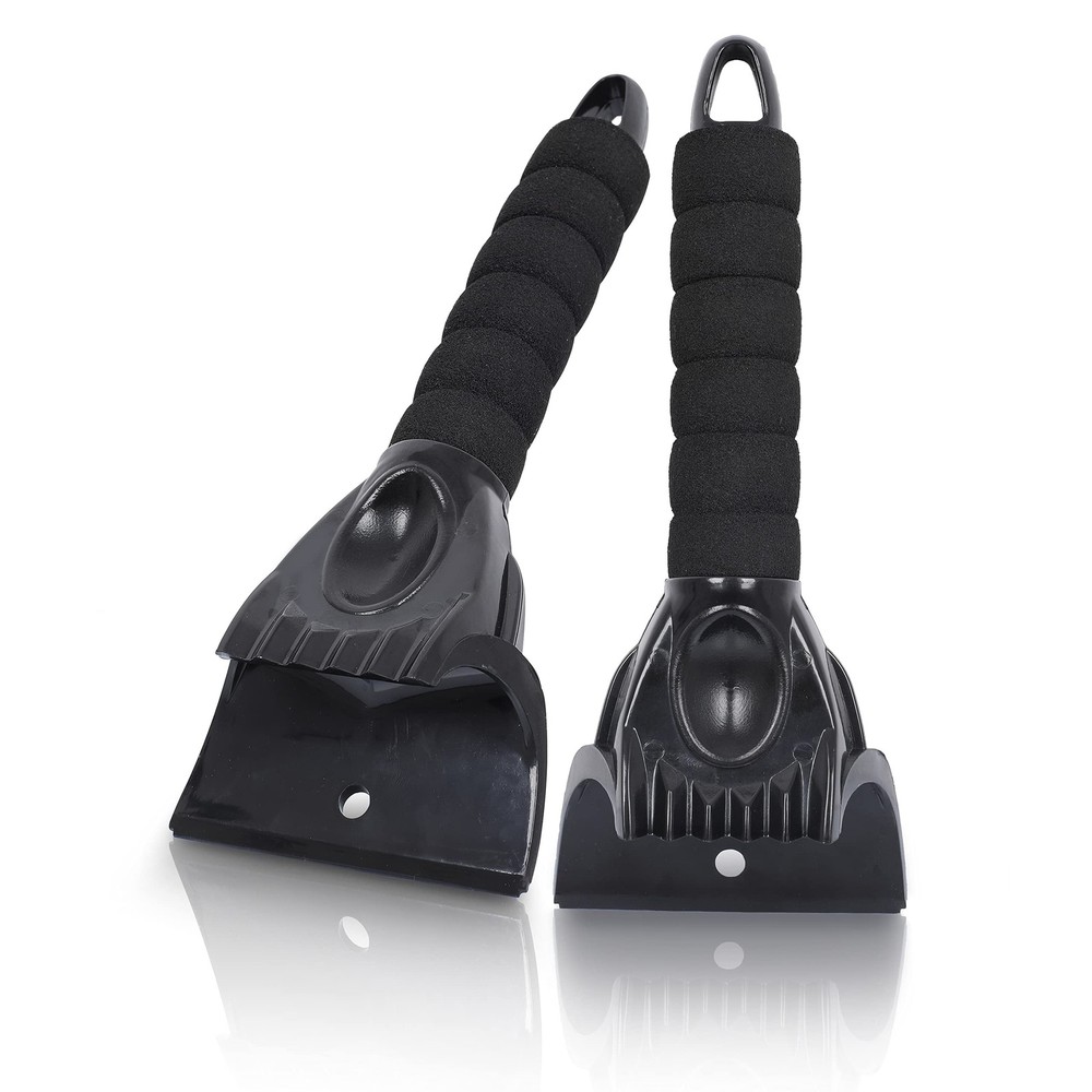 EcoNour Ice Scraper for Car Windshield (2 Pack) | Window Snow Scraper for Car...