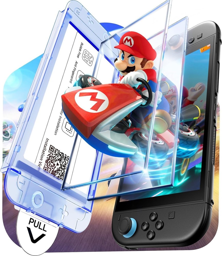 2pack Screen Protector for Switch 2, Tempered Glass HD Clear, Full Coverage