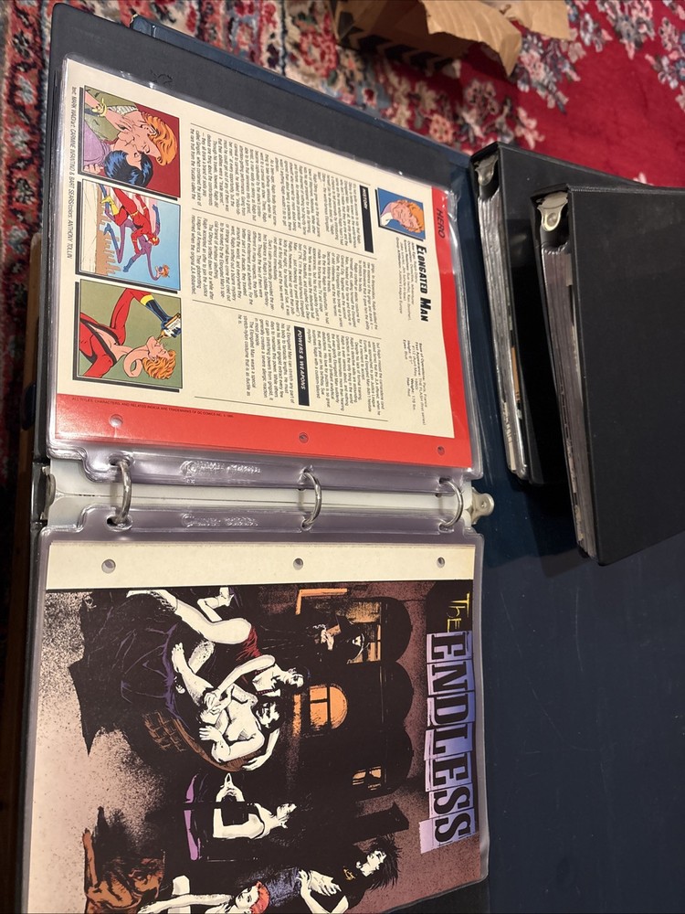 Comic Book Bio Binder