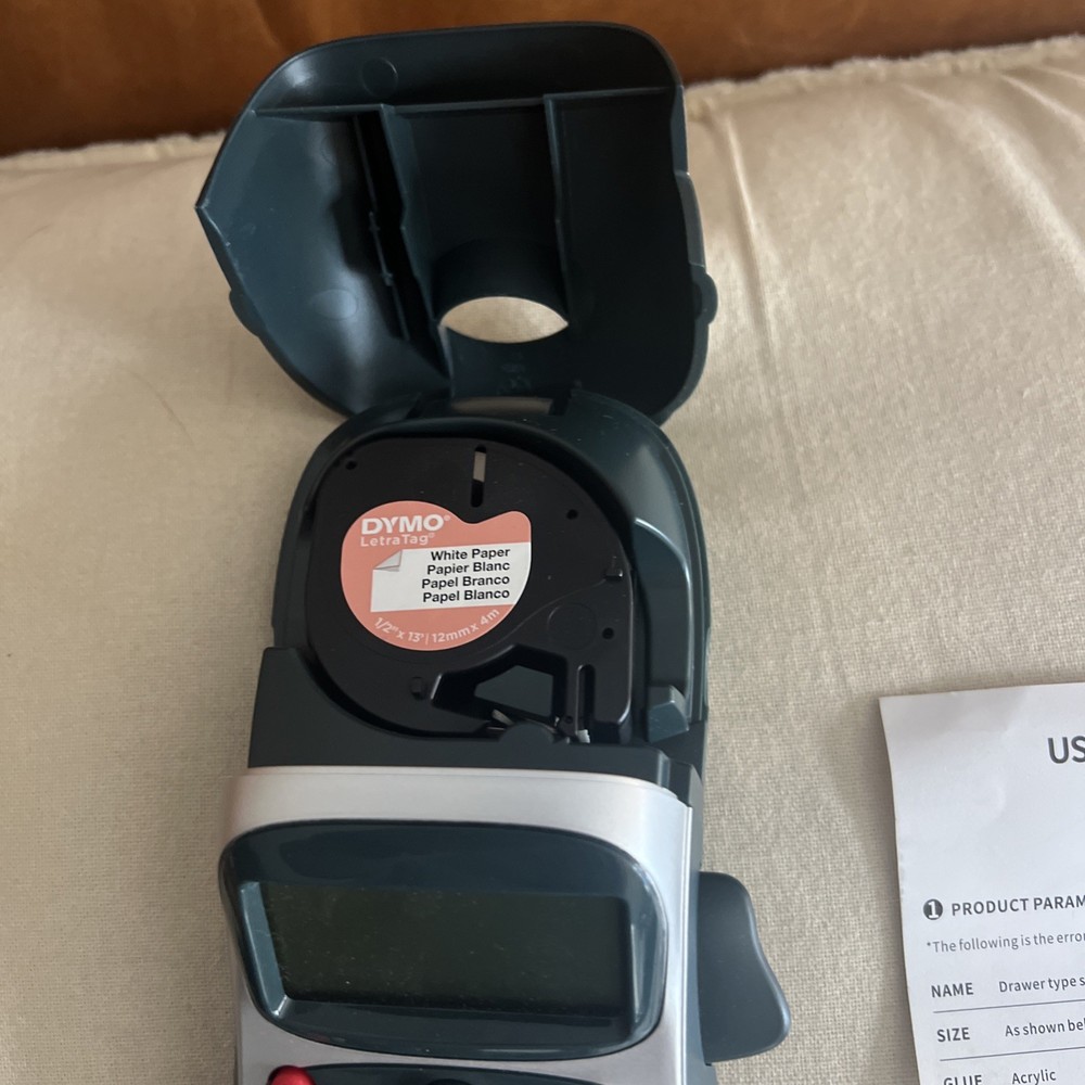 Dymo LetraTag 100H Handheld Label Maker *Clear & Backspace Button Defective*