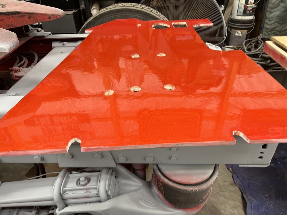 Peterbilt 379 LH Driver Floor Cherry Red New