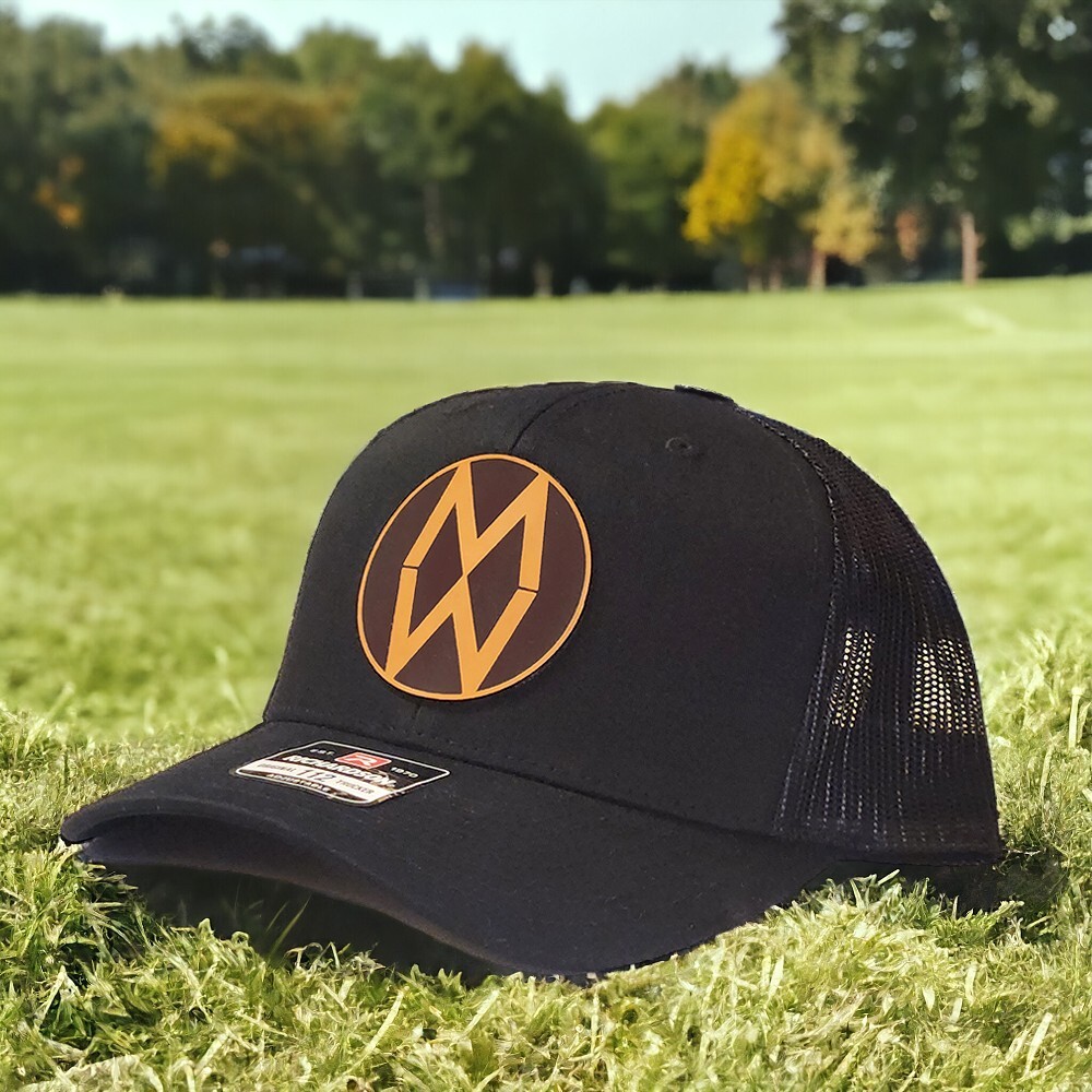 Morgan Wallen Leather Patch Hat, Trucker Hat, Snapback Hat, Richardson 112
