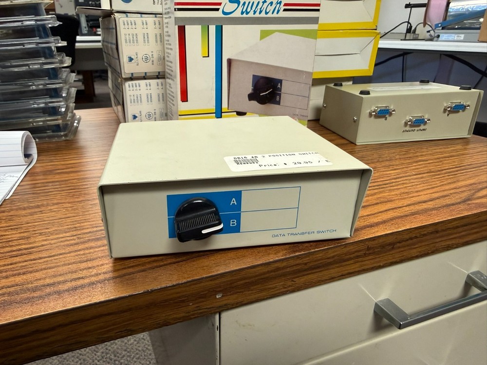 DB15 AB 2 Way Manual Data Transfer Switch