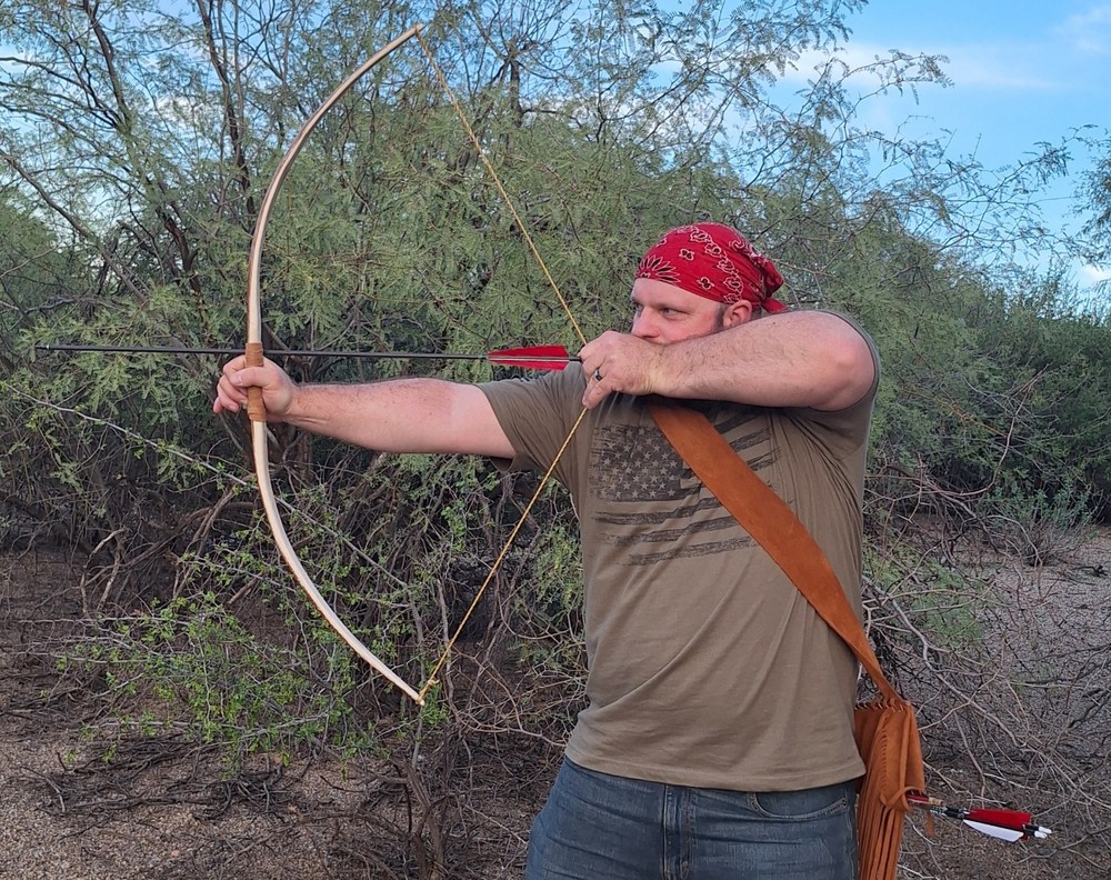sinew backed white oak bow