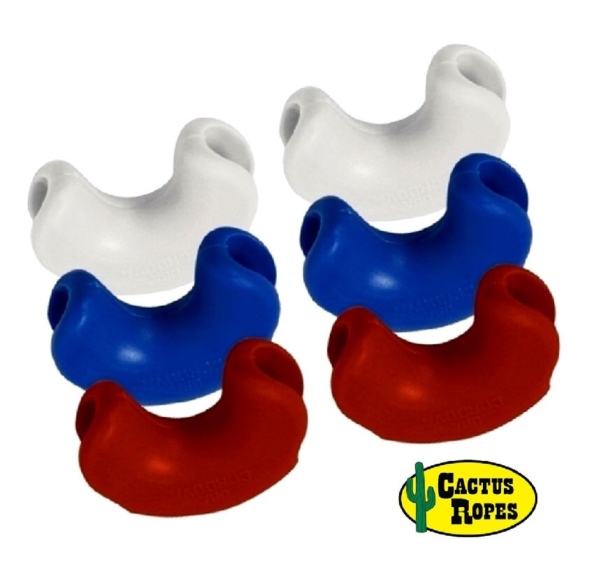 Lariat Rope Speed Burners 6 Piece Lot Red White Blue Cactus Ropes New Free Ship