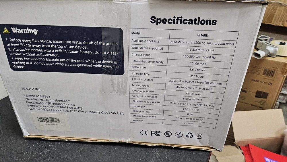 Hydrus Seauto SEAL Smart Robotic Pool Cleaner