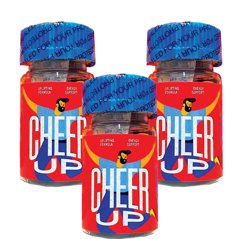 CHEER UP Capsules 20 count  (3 Bottle Pack) New