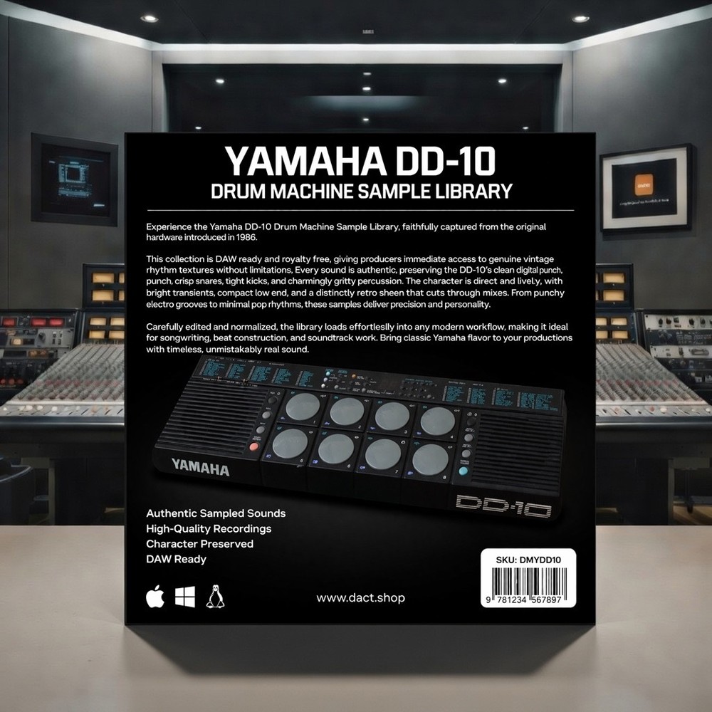 Yamaha DD-10 Drum Machine Sample Library