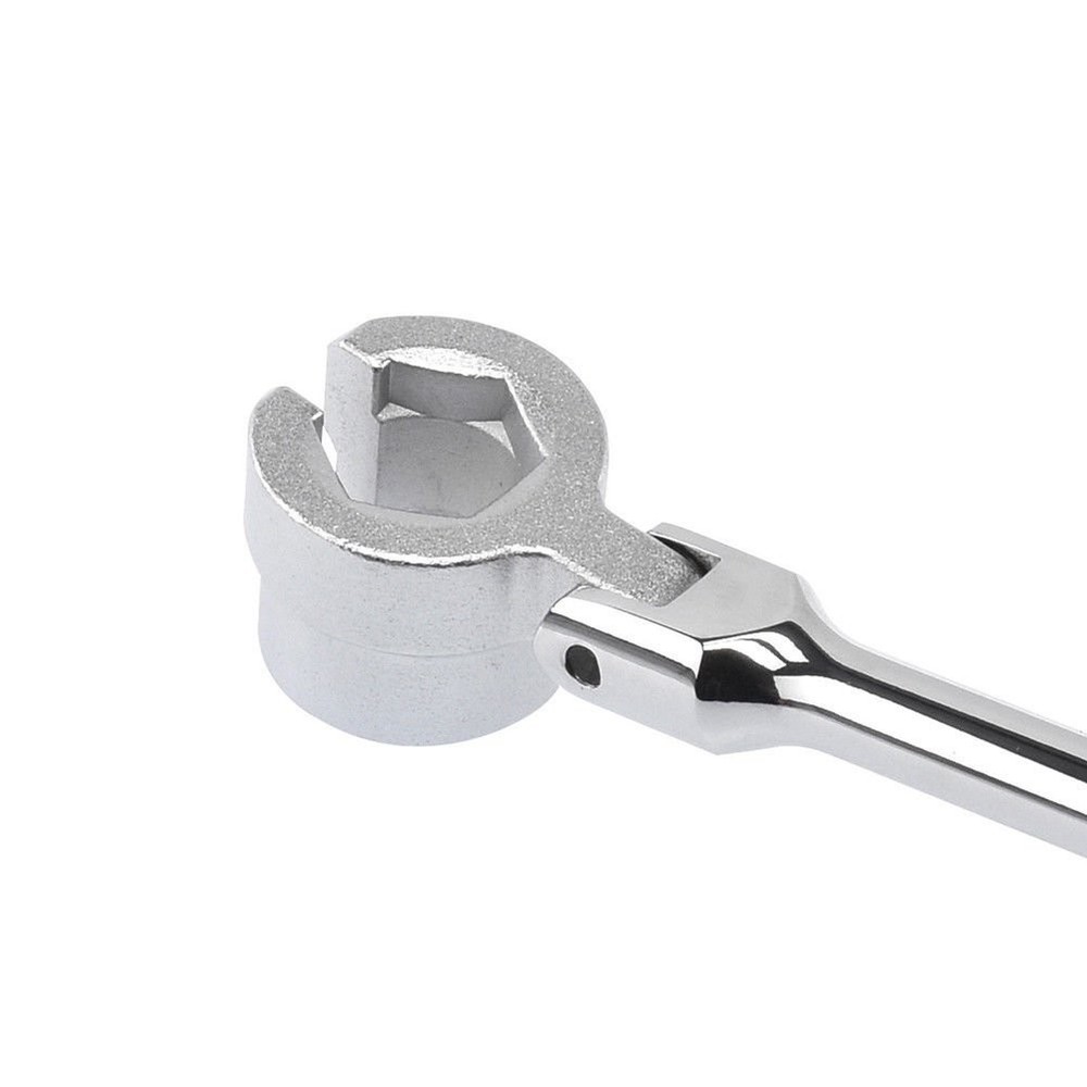VCT O2 Oxygen Sensor Flexible Double Sided Head Wrench Removes & Silver