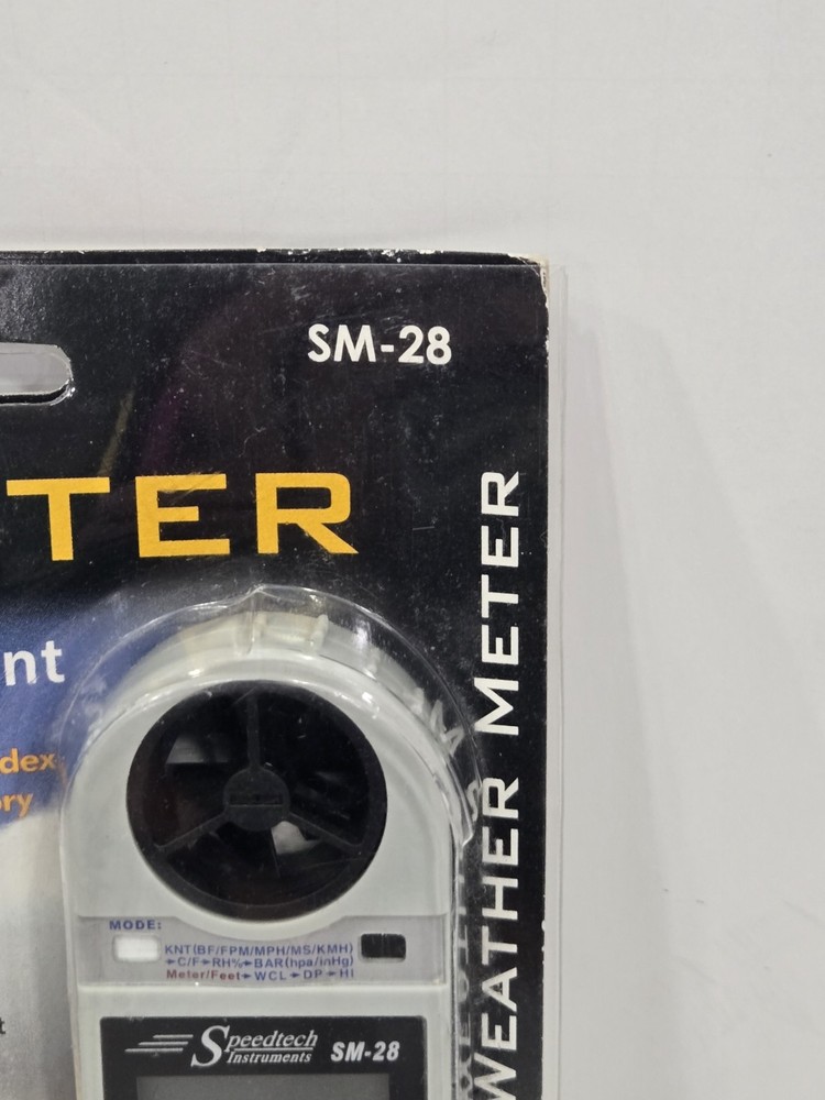 New Speedtech SKYMASTER weather meter Model SM-28