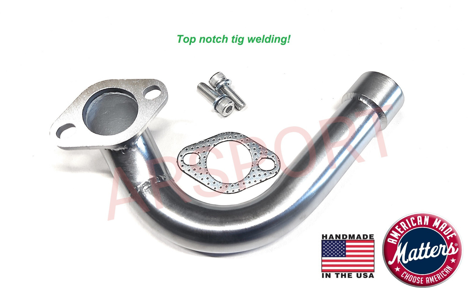 Low Exhaust Pipe 1" female thread for: Predator 301cc, Predator 420cc, GX 270