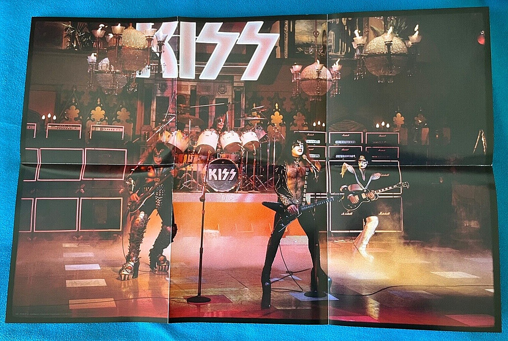 KISS Halloween 1976 Concert Poster Destroyer 45th Anniv deluxe box set 16X24 Ace