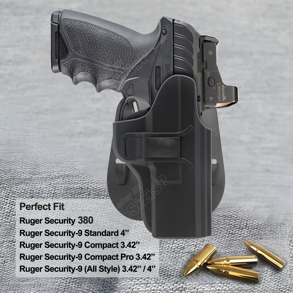 Security 9 Compact Holster For Ruger Security 9 Compact Holster 3.42”/ 4”9mm OWB