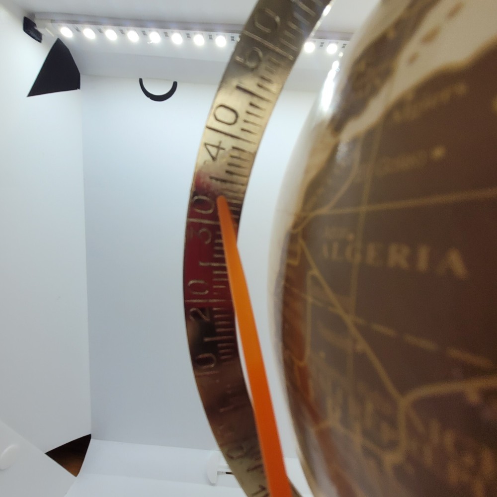 Vintage Earth Globe World Rotating Sm Desk