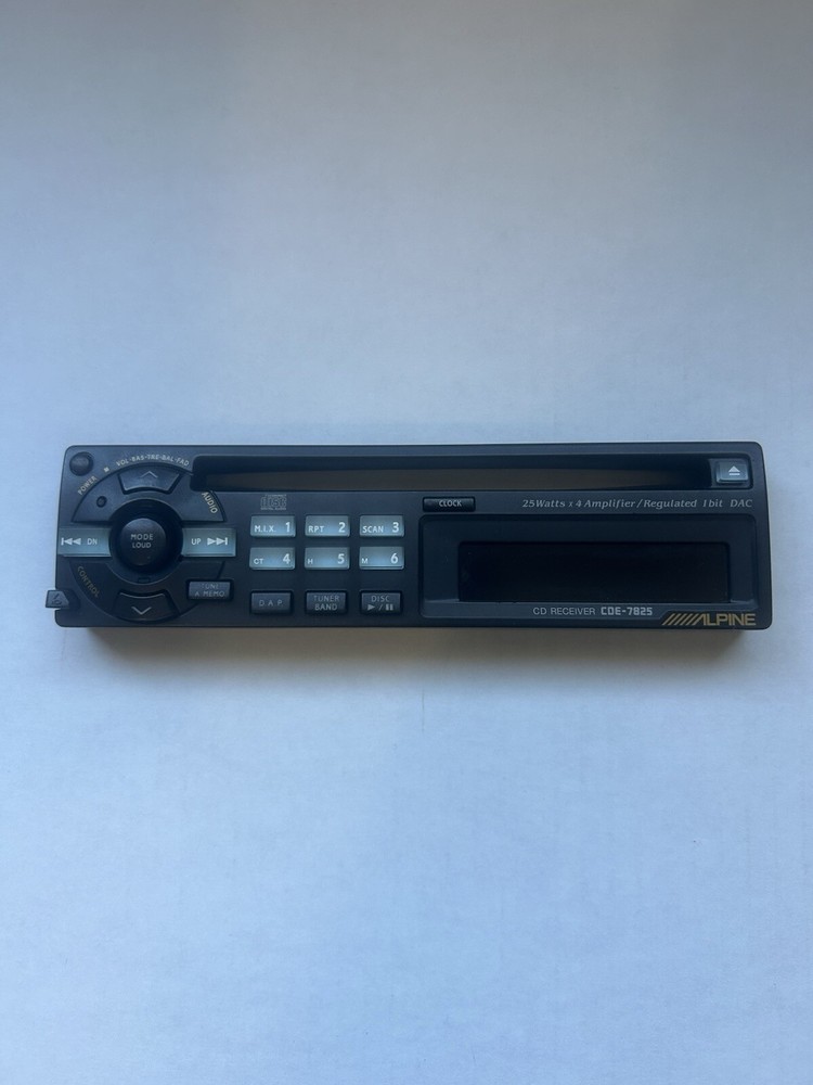 ALPINE CDE-7825 Replacement Faceplate For Car Stereo