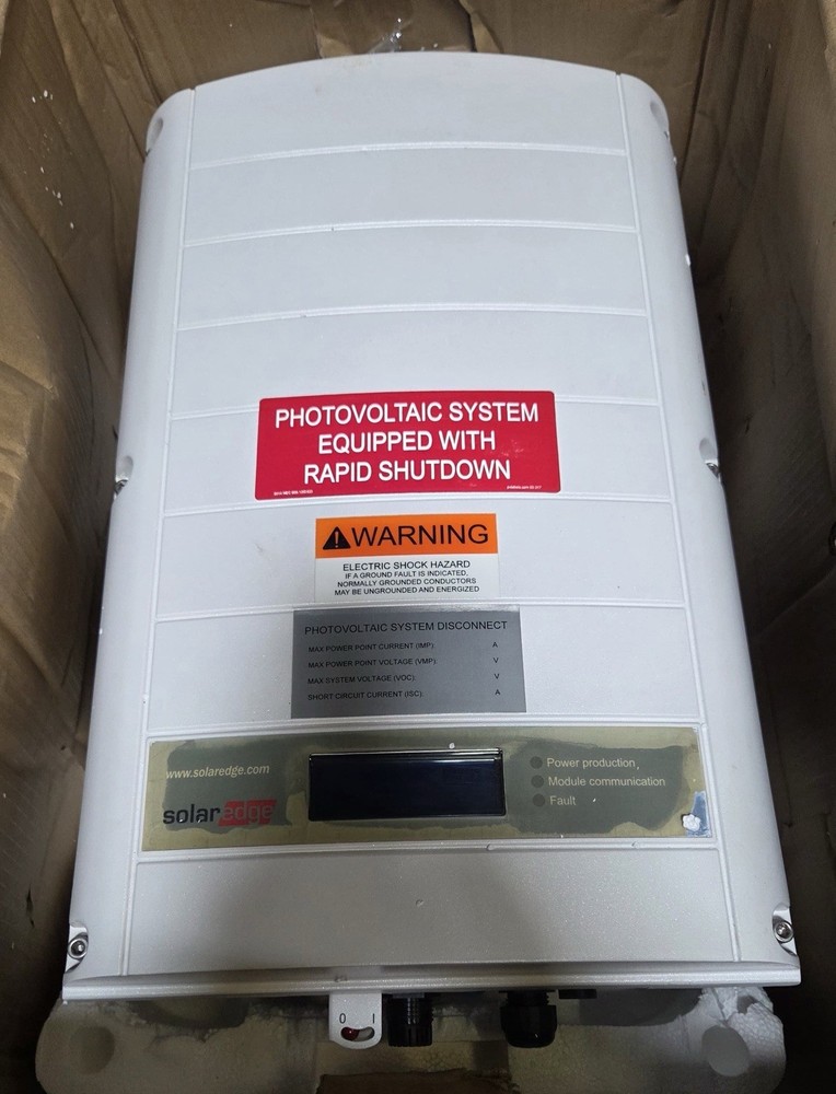 SolarEdge SE7600A-US Utility Interactive Photovoltaic Inverter